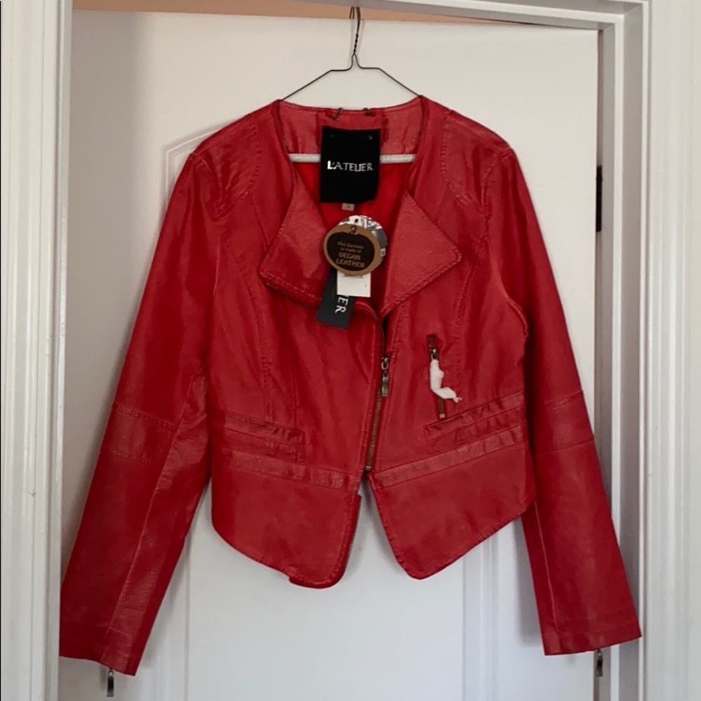 L’Atelier vegan leather jacket